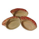 Lot de 3 ramequins langoustine / homards charles amand