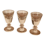 Lot de 3 verres  absinthe