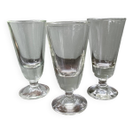 Lot de 3 verres  absinthe