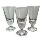 Lot de 3 verres  absinthe