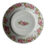Lot de 34 assiettes en porcelaine, motif fleurs Lot de 34 assiettes en porcelaine, motif fleurs
