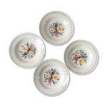 Lot de 4 assiettes creuses digoin sarreguemines