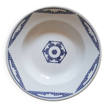 Lot de 4 assiettes creuses fa�encerie nouvellesde givors