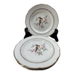Lot de 4 assiettes à dessert gien modèle tokio diamètre 18. 5 cm Lot de 4 assiettes à dessert gien modèle tokio diamètre 18. 5 cm