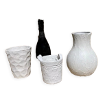Lot de 4 cache pots