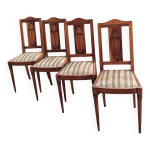 Lot 4 chaises 1950 / 1970