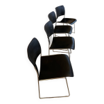 Lot de 4 chaises 40 / 4 de david rowland