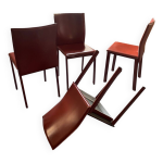 Lot de 4 chaises design italien