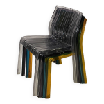 Lot de 4 chaises frilly de particia uquiola pour kartell