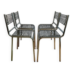 Lot 4 chaises rene herbst