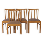 Lot de 4 chaises de salle à manger en hêtre du milieu du siècle par stöss, allemagne, années 1950 - 1960 ... Lot de 4 chaises de salle à manger en hêtre du milieu du siècle par stöss, allemagne, années 1950 - 1960 ...