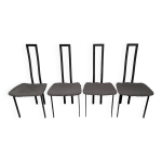 Lot de 4 chaises de salle à manger original cattelan italia 80's design Lot de 4 chaises de salle à manger original cattelan italia 80's design