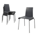 Lot de 4 chaises de salle � manger ��tama�� b&b italia, ann�es 1990 (prix fixe)