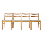 Lot de 4 chaises de salle à manger vintage en chêne, design suédois des années 1960 par alb johansson ... Lot de 4 chaises de salle à manger vintage en chêne, design suédois des années 1960 par alb johansson ...