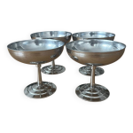 Lot 4 coupelles � glace telang - remy - inox 18 / 10