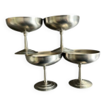 Lot de 4 coupelles en inox