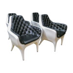 Lot de 4 fauetuils 'showtime' par jaime hayon, espagne