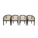 Lot de 4 fauteuils bridge de table annes 70 maison fendi