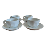 Lot de 4 grandes tasses de bistrot