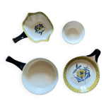 Lot de 4 plats de service vintage de la série flamingo de stavangerflint Lot de 4 plats de service vintage de la série flamingo de stavangerflint