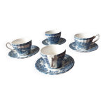 Lot de 4 tasses  caf vintage myott staffordshire modle  tonquin