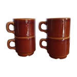 Lot de 4 tasses � expresso