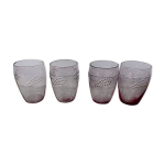 Lot de 4 verres  eau