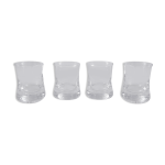 Lot de 4 verres � liqueur / shots � fonds �pais