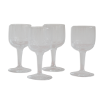 Lot de 4 verres  pied  apritif