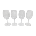 Lot de 4 verres  vin ballon baccarat