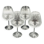 Lot de 4 verres  vin leonardo