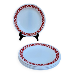 Lot de 5 assiettes  desserts arcopal modle polka