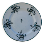 Lot de 5 assiettes plates fa�encerie du rh�ne labrut fr�res