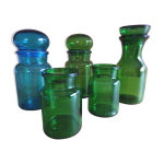 Lot de 5 bocaux en verre