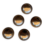 Lot de 5 coupelles  glace style alessi / guy degrenne vintage