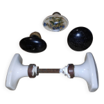 Lot de 5 poignes en porcelaine (b - 0011 - 3)