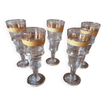 Lot de 5 verres digestif vintage