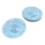 Lot de 6 assiettes creuses 1981 sampler villeroy et boch