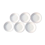 Lot de 6 assiettes porcelaine luneville