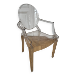 Lot de 6 chaises louis ghost kartell
