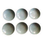 Lot de 6 coupelles en faience de longchamps années 1970 Lot de 6 coupelles en faience de longchamps années 1970