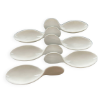Lot de 6 cuillères amuse bouche design Lot de 6 cuillères amuse bouche design