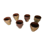 Lot de 6 mugs en c�ramique