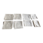 Lot de 6 serviettes de table en lin Lot de 6 serviettes de table en lin