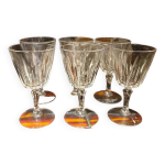 Lot de 6 verres cristal � liqueur