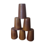 Lot de 6 verres gobelets tasses en grs