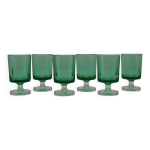 Lot de 6 verre  liqueur verts luminarc