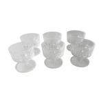 Lot 6 verres, modle royal, cristal taill, de villeroy & boch