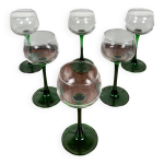 Lot de 6 verres  vin d'alsace
