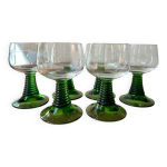Lot de 6 verres  vin alsaciens